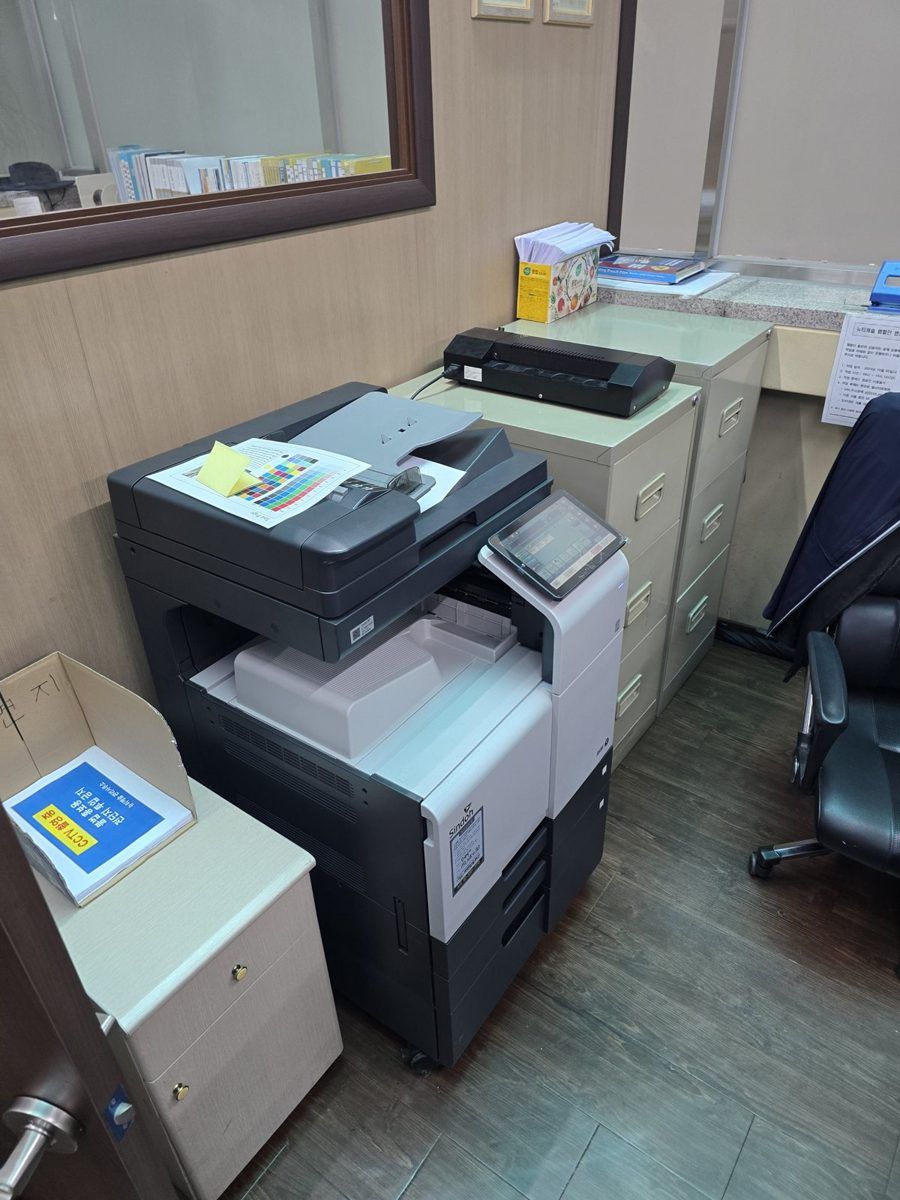 금천구 가산동 신도리코 D450 복합기 렌탈 설치 현장 사진 2